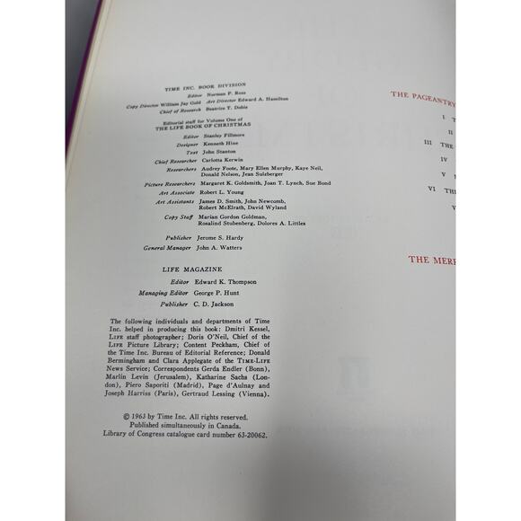 LARGE Vintage 1960s LIFE 3-book Set: Glory, Pageantry & Merriment of Christmas - Picture 10 of 12